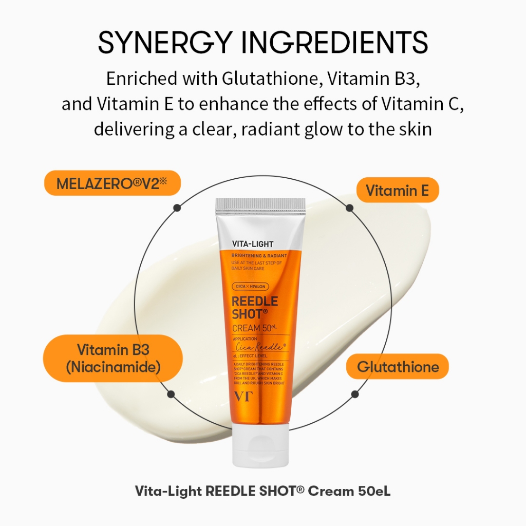 [VT] Kem Reedle Shot 50eL (Vitamin, Centella Asiatica, 300Da Hyaluronic Acid) Kem phân lớp làm sáng, làm dịu, dưỡng ẩm [Flagship chính thức]