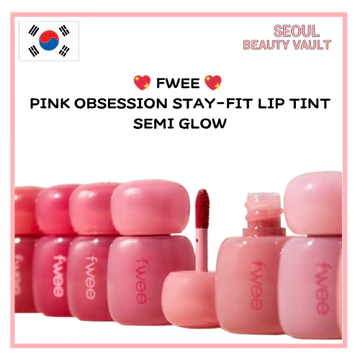 [fwee] Pink Obsession Stay-Fit Lip Tint Semi Glow 3.8g | 10 Sắc Thái Hàn Quốc Son Bóng Tint Lâu Dài K-Beauty