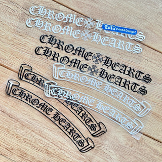 1 Cặp Tem Decal UV DTF chữ Chrome Hearts Dán sườn xe Máy | Dán Xe Điện | Dán ô tô chống nước, bền màu