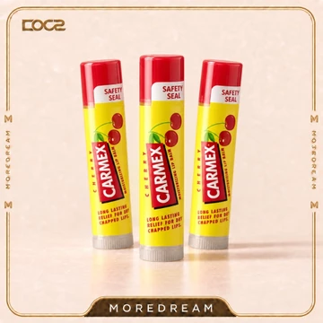 Son dưỡng môi dưỡng ẩm Carmex 3 gói, Cherry, 1 gói
