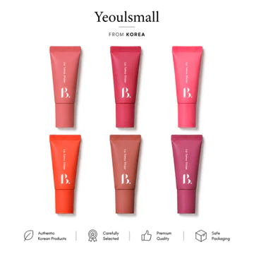 Nhãn dán hình xăm môi BONCEPT 8g | Son Tint chống thấm nước Peel-Off | Lâu trôi | 6 màu