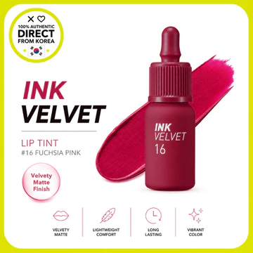Peripera Ink The Velvet Lip Tint 4g / Heart Fuchsia Pink / Son Tint Hàn Quốc