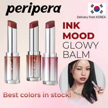 【PERIPERA】Son dưỡng có màu Ink Mood Glowy Balm 3.2g Hàn Quốc chính hãng, son bóng căng mọng dưỡng ẩm