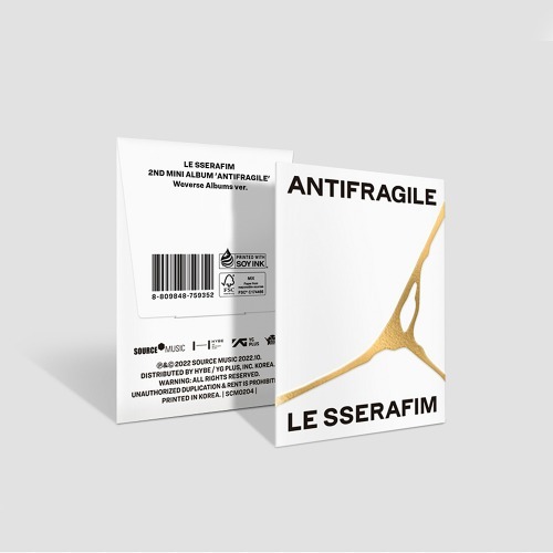 LE SSERAFIM SHOPEE 購入特典トレカ ANTIFRAGILE LE SSERAFIM - Mini Album thứ 2 [ANTIFRAGILE] (Weverse Album Ver