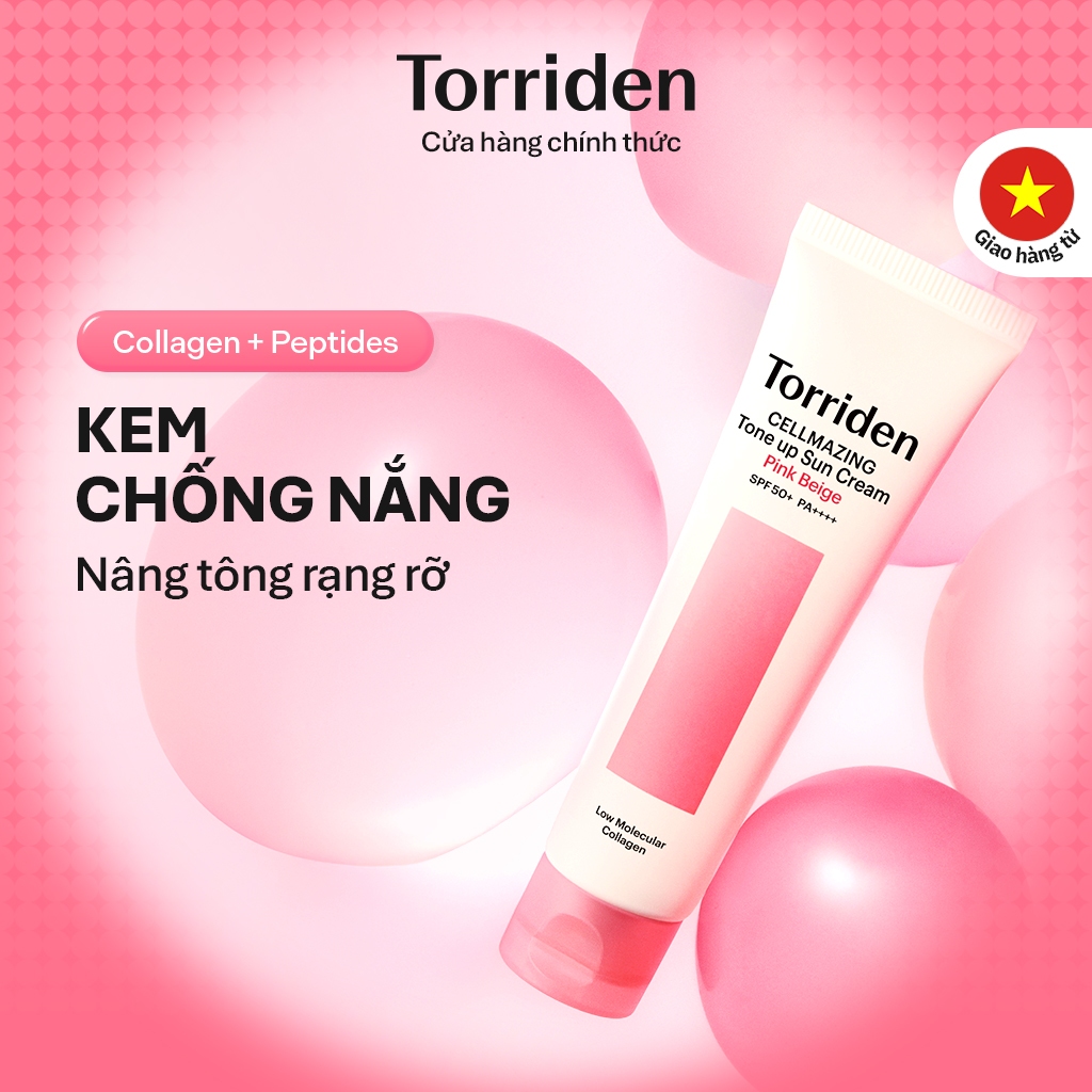 [Torriden Chính hãng] Kem chống nắng nâng tông rạng rỡ CELLMAZING, 60ml, Sunscreen