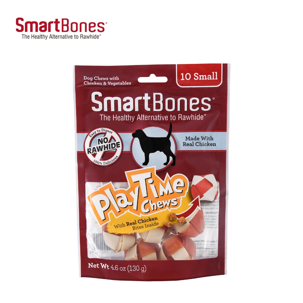 [SmartBones] PlayTime Chews Chicken Small for Dogs 130g(10p) | Shopee ...