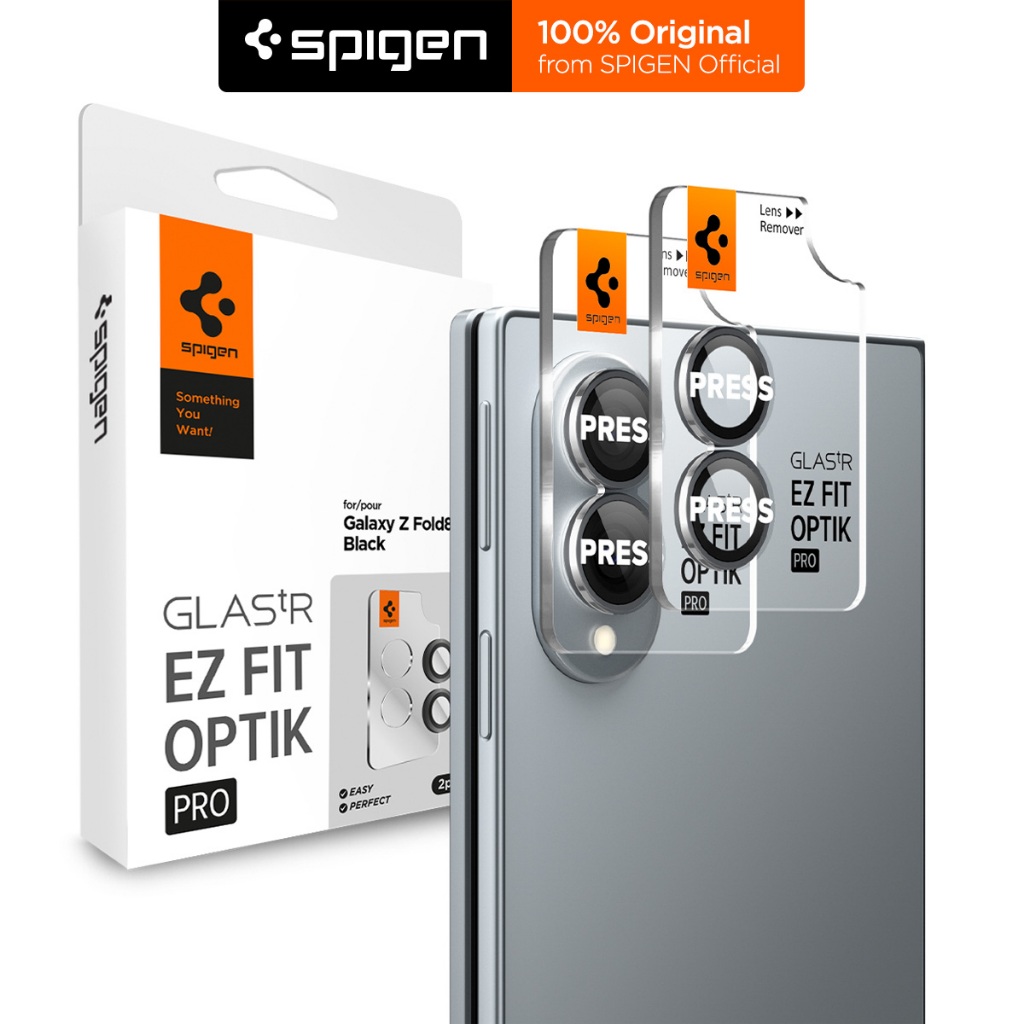 Set 2 Kính Cường Lực Galaxy Z Fold 8 Ultra Fold 7 Glas.tR EZ Fit Optik Pro Spigen - Độ Cứng 9H Bảo Vệ Cụm Camera