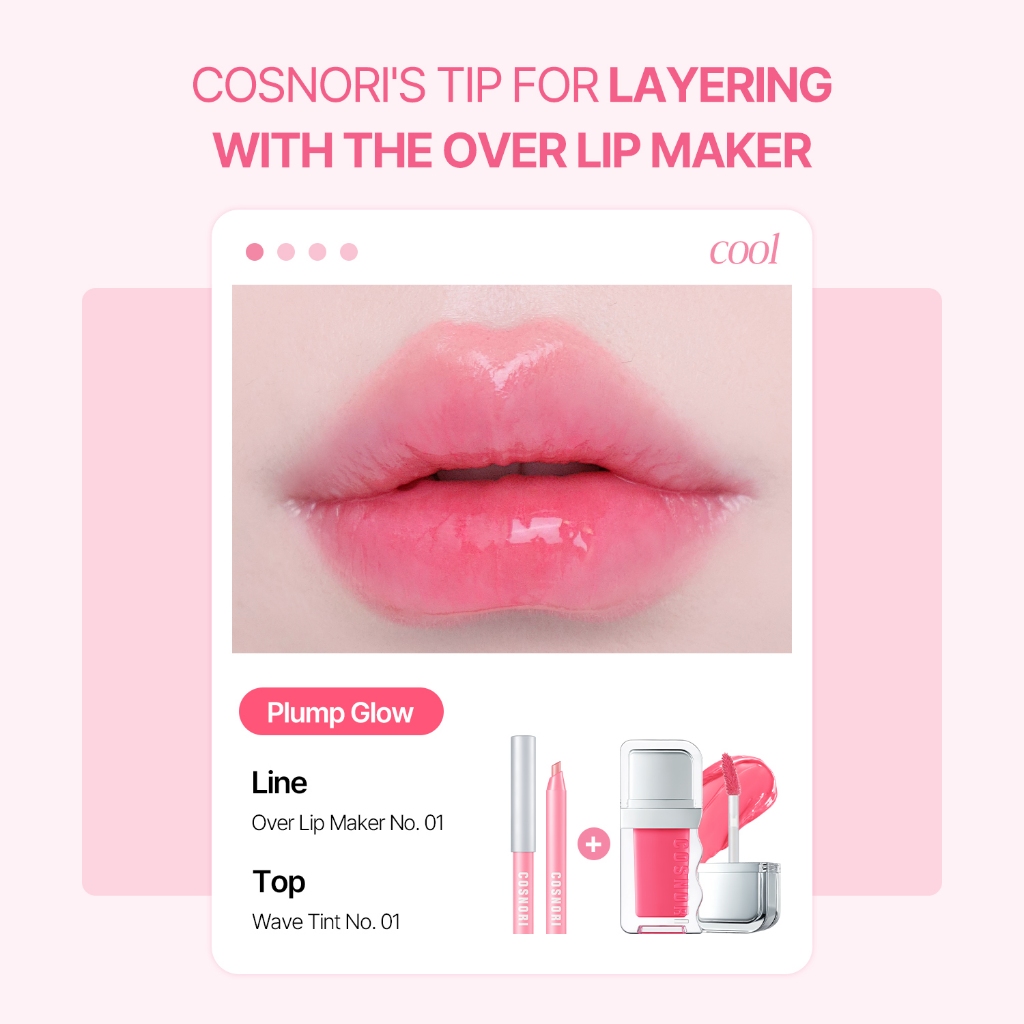 Máy tạo Over-lip vẽ mềm COSNORI (6 màu)