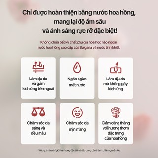 <Odorata / Neferra> Đàn Hồi + Làm Sáng Da / Xịt Dưỡng Hồng với Hoa Hồng Bulgaria 120ml