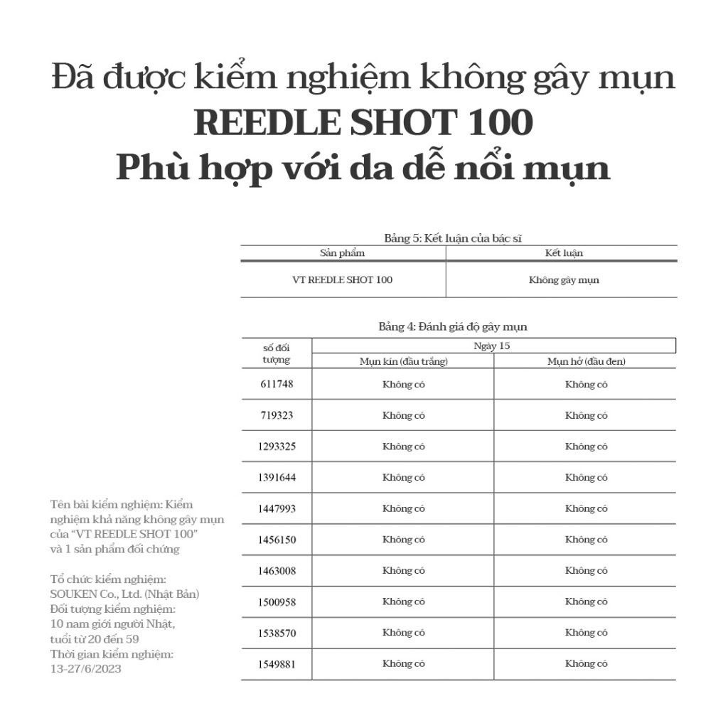 [KOL LIVE] [VT] REEDLE SHOT 100 / 300 / 700 khởi động da, cải tiến hấp thụ da / QUÀ TẶNG < Flagship chính thức >