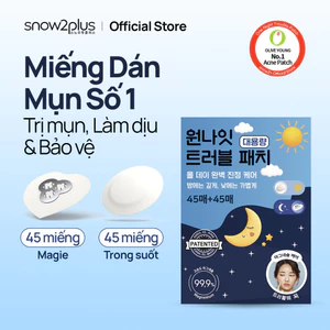 Miếng dán Hỗ trợ giảm mụn Magiê số lượng lớn / Miếng dán một đêm Plus (90 miếng dán) / Gói chăm sóc mụn trứng cá