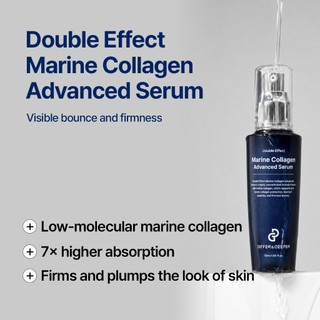 DifferNdeeper Huyết thanh nâng cao collagen biển tác dụng kép 50ml 5 loại khác nhau & sâu hơn