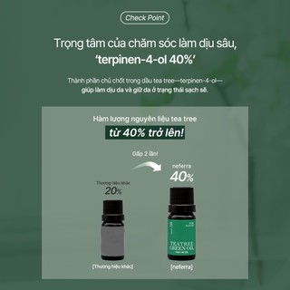 <Odorata / Neferra> Chăm Sóc Điểm + Chăm Sóc Mụn / Tinh Dầu Tràm Trà 10ml / 2ml