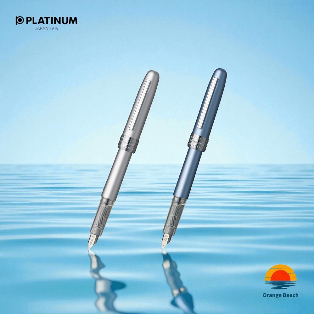 Platinum Plaisir B But Muc PGB-1000B/Than Nhua Trong Suot Mau/Slip & Seal/4 Loai/Nhat Ban