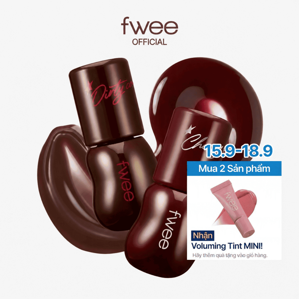 [fwee] Cola-Gloss _ Son Bóng 3D Voluming Gloss — 4 Màu (5.3g)