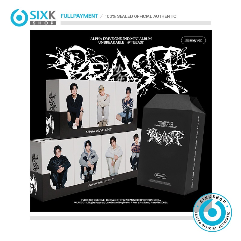 ALPHA DRIVE ONE (ALD1) 2nd Mini Album [UNBREAKABLE : BEAST