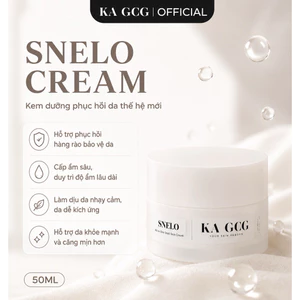 SNELO Kem Dưỡng Phục Hồi Da Ngày & Đêm 50ml | Cấp Ẩm, Ceramide, Snail, Niacinamide | KA GCG