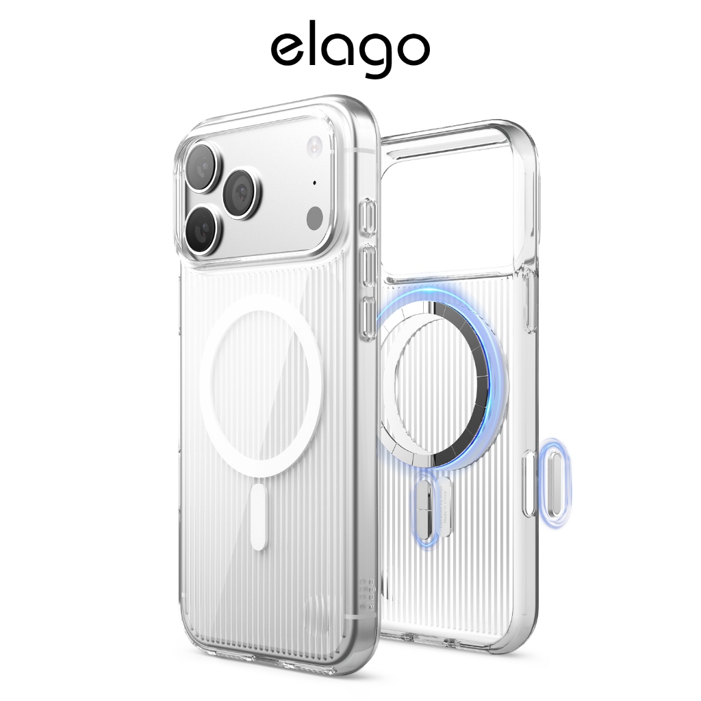 Ốp lưng iPhone 18 Pro, 18 Pro Max, 17 Pro, 17 Pro Max elago Urban Clear từ tính