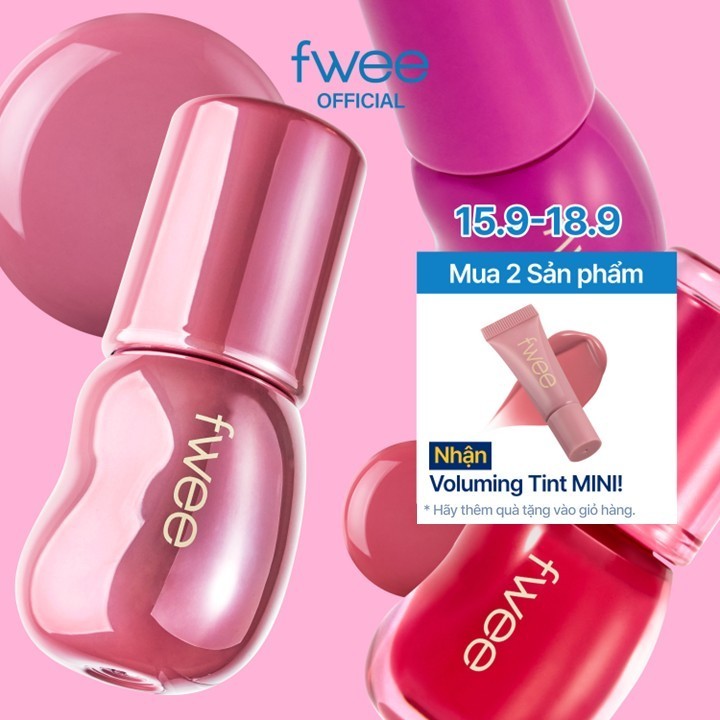 [fwee] Son Bóng 3D Voluming Gloss — 17 Màu (5.3g)