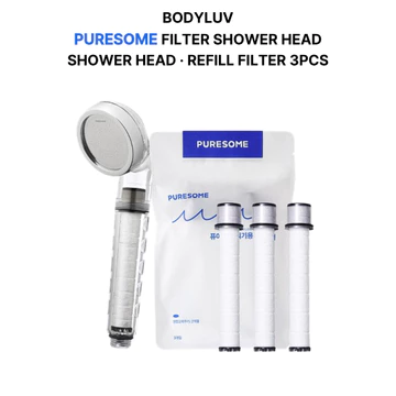 [BODYLUV] Puresome Basic Đầu Vòi Sen Lọc Nước | Vòi Sen Cầm Tay Với Lõi Lọc Cặn Thay Thế