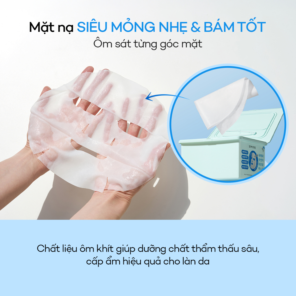 [DEWYTREE] Mặt Nạ Cải Thiện Lớp Trang Điểm Pick & Quick 30 Miếng