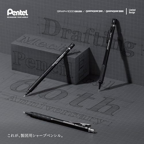 Pentel But Chi Ky Thuat 60 Nam Ky Niem Limited/4 Model/Graph1000/GraphGear500/Nhat Ban
