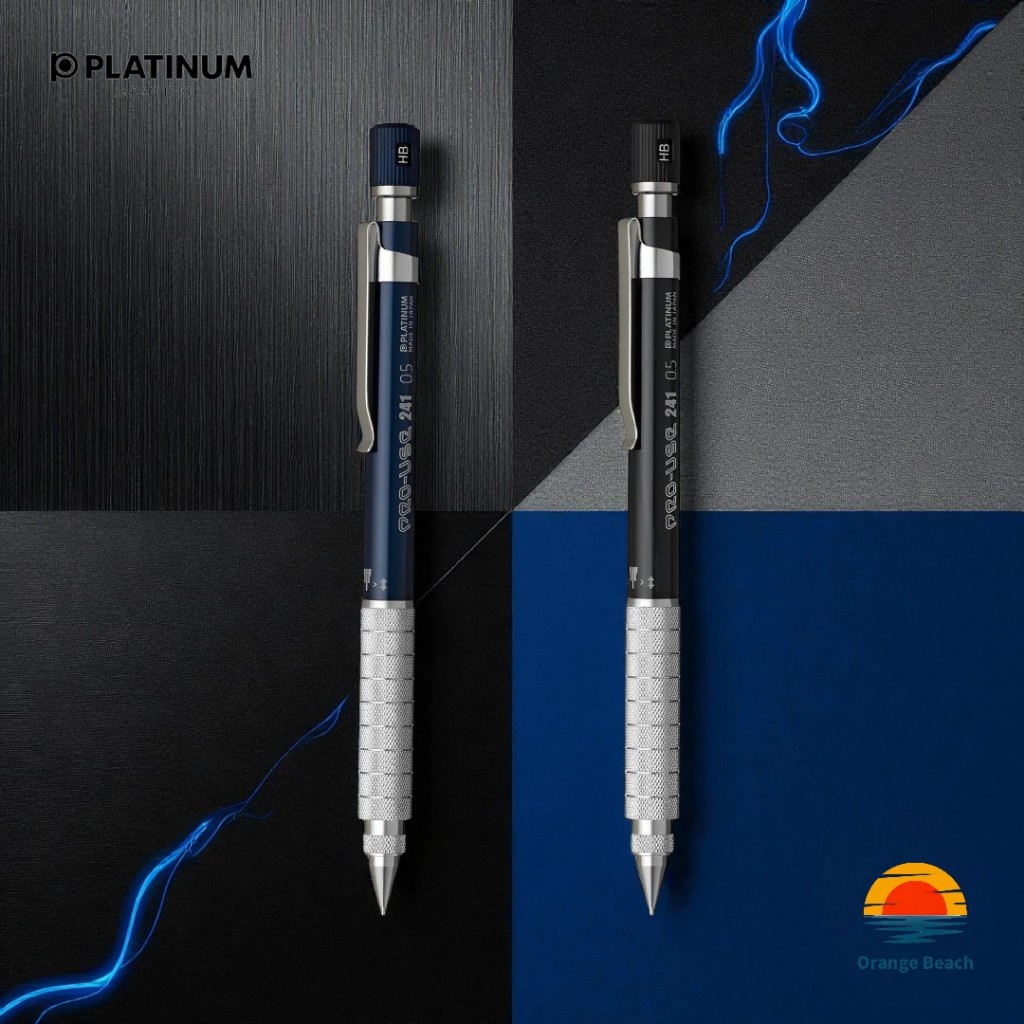 Platinum Pro Use 241 But Chi Ky Thuat/MSDD-2500B/0.5mm/Grip Kim Loai/OLEeNU Guard/2 Mau/Nhat