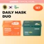 COSNORI DAILY MASK DUO (Mặt nạ phục hồi hàng ngày PDRN + Mặt nạ nguyên chất hàng ngày CICA và VITA)