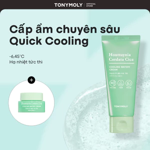 TONYMOLY Kem dưỡng ẩm làm mát Houttuynia Cordata Cica Cooling Watery Cream 100ml Soothing Hydrating dịu nhẹ an toàn cho da nhạy cảm