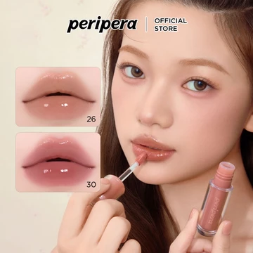 [PERIPERA] MỚI-❤️MOOD GLOWY TINT - 4G (Son bóng nước, Son bóng, Son dưỡng ẩm, Dầu môi bật màu) (AD)