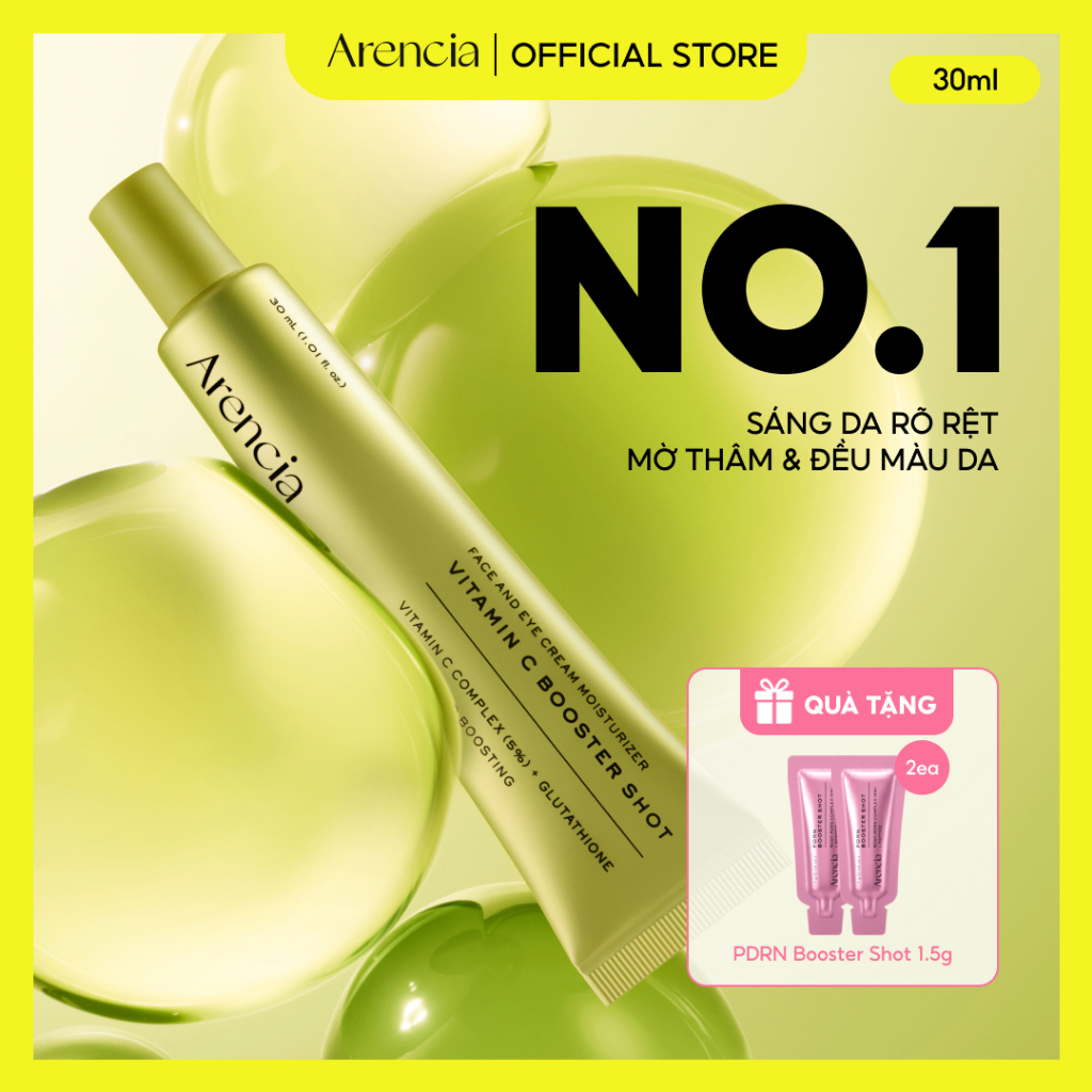 [Arencia] Vitamin C Booster shot Serum sáng da 30ml