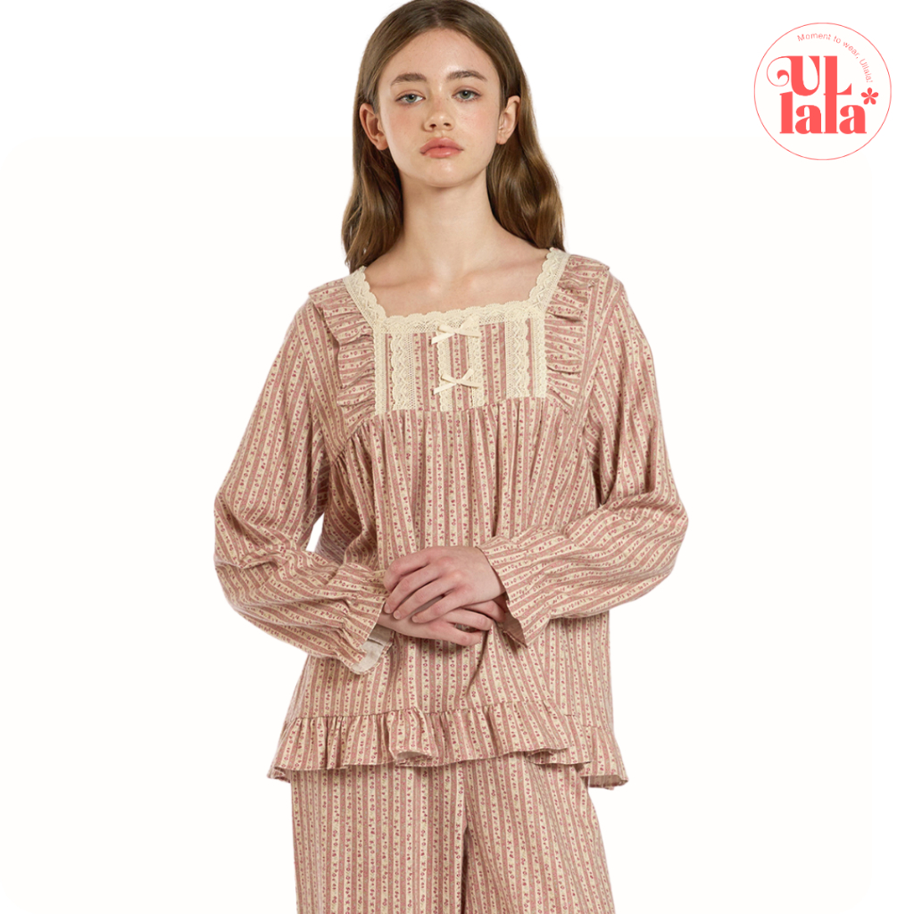 [MALL CHÍNH HÃNG](25293WTLLN) ULLALA PAJAMAS Roots Set bộ đồ ngủ mặc ...