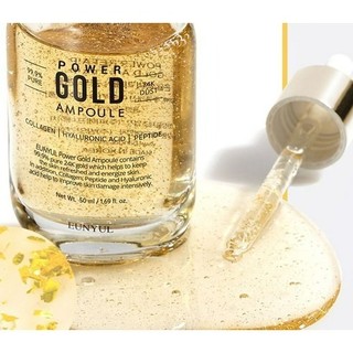 EUNYUL Power Repair Gold Ampoule 50ml – 24K Gold, Anti-Aging & Radiant Skin Serum