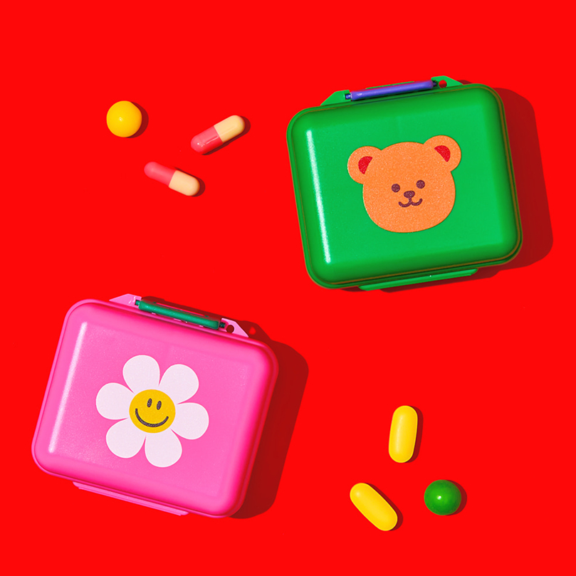 [WIGGLE WIGGLE] Hộp đựng thuốc đa năng (Smile We Love / Wiggle Bear)