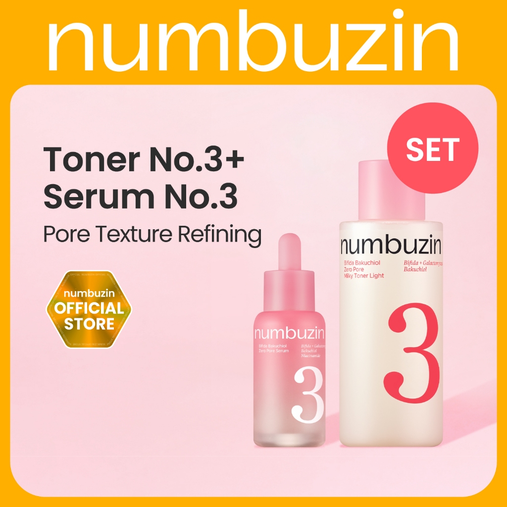 (SET) Mực số 3 (Milky Toner Light) + Serum số 3 / No.3 Milky Toner Light 200ml + No.3 Serum 30ml