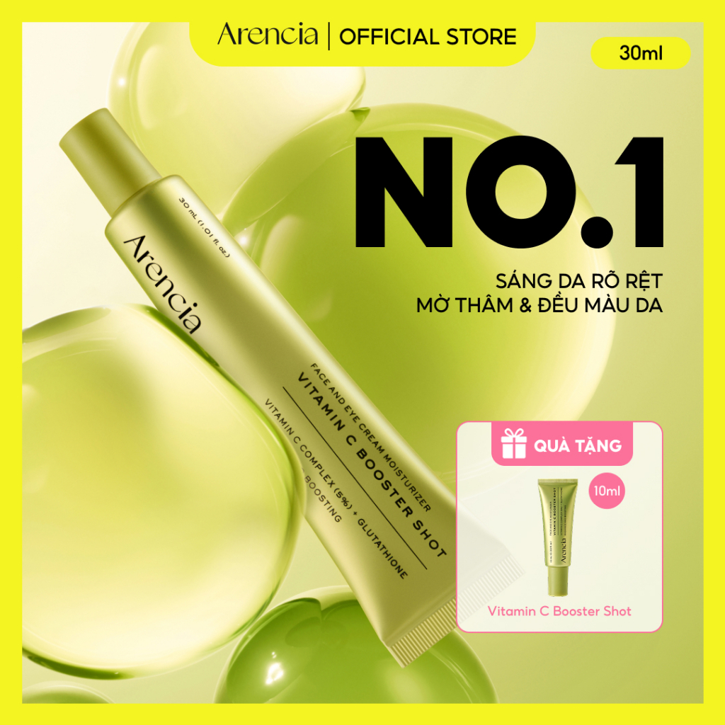 [Arencia] Vitamin C Booster shot Serum sáng da 30ml