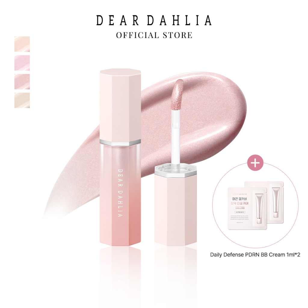 [DEAR DAHLIA Official] Petal Gleam Liquid Highlighter (4 màu)