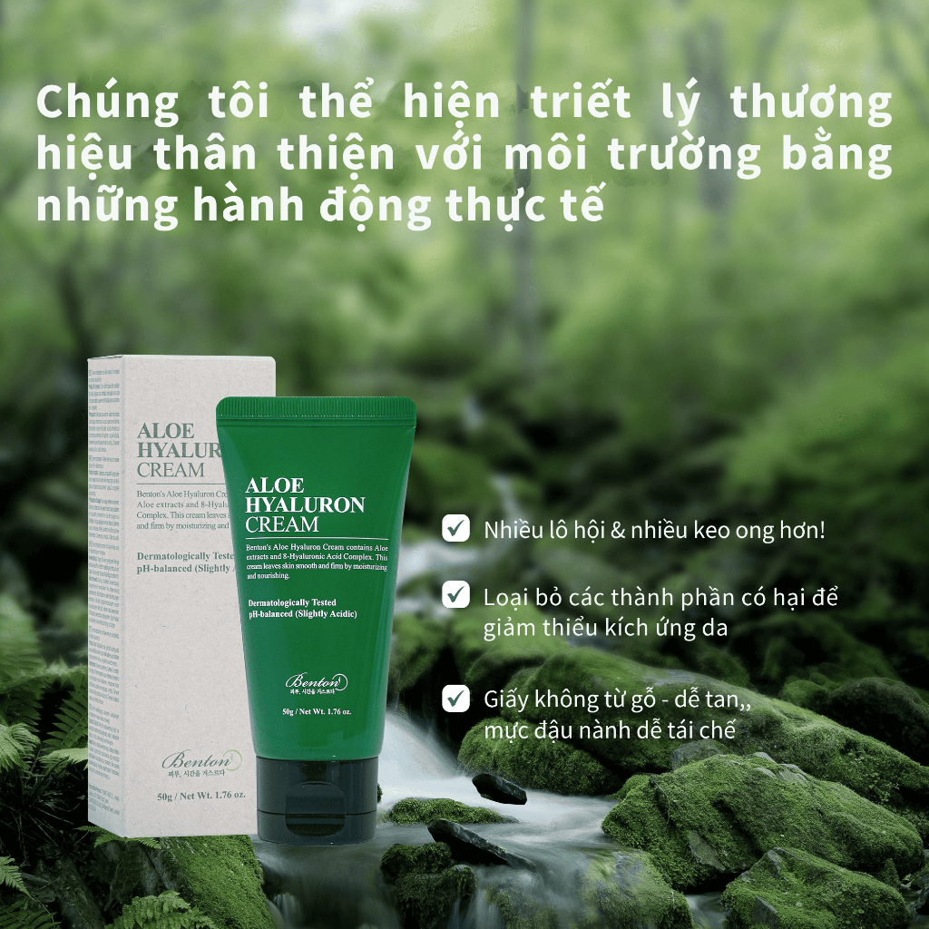 [Benton Official] Gel Dưỡng Làm Dịu Da Aloe Propolis – Làm dịu da, cấp ẩm sâu, dưỡng ẩm không chứa dầu