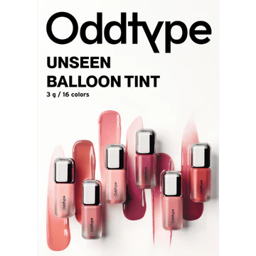 Oddtype Son Tint Bóng Căng Mọng Unseen Balloon Tint Glossy Lip Tint 3g