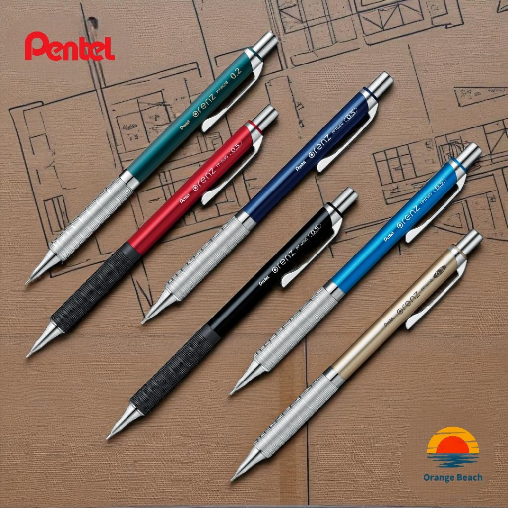 Pentel Orenz Metal Grip/Bút chì bấm công nghệ Nhật/Ruột không bao giờ gãy