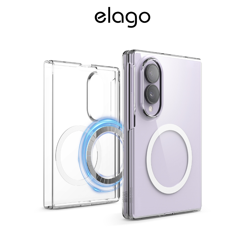 Ốp lưng Galaxy Z Fold 8 elago Clear từ tính