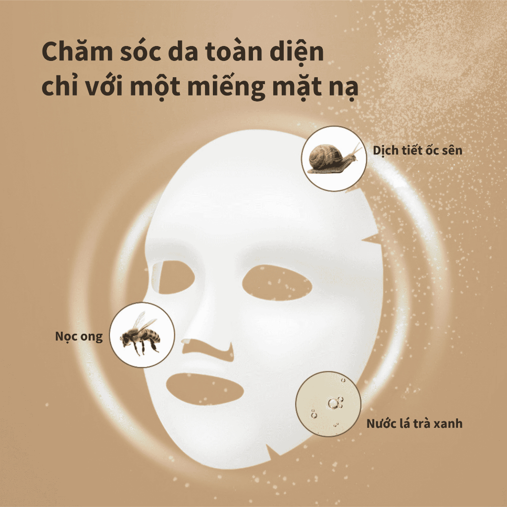 [Benton Official] Mặt Nạ Giấy Snail Bee High Content – Làm dịu da, hỗ trợ chăm sóc da dễ nổi mụn, làm sáng da, phục hồi hàng rào bảo vệ da, cấp ẩm cho da nhạy cảm