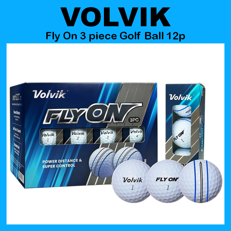 [VOLVIK] Bóng Golf 3 Mảnh Bay 12p
