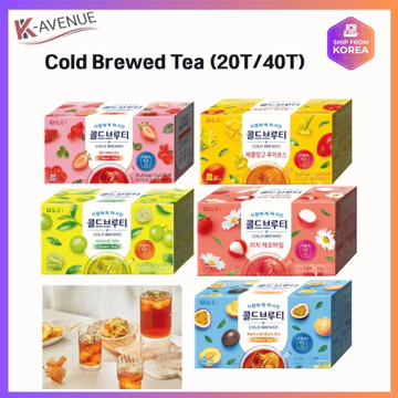 [Damtuh] 0Kcal Trà ủ lạnh 5 vị 20t / 40t / Dâu dâm bụt / Đào & Trái cây thời trang Trà đen / Trà xanh xạ hương tỏa sáng