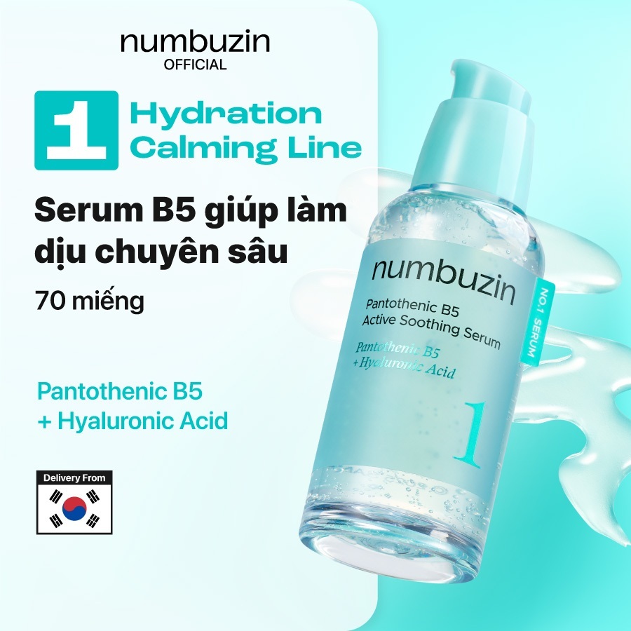 [Numbuzin Official] No.1 Serum làm dịu da hoạt tính B5 50ml