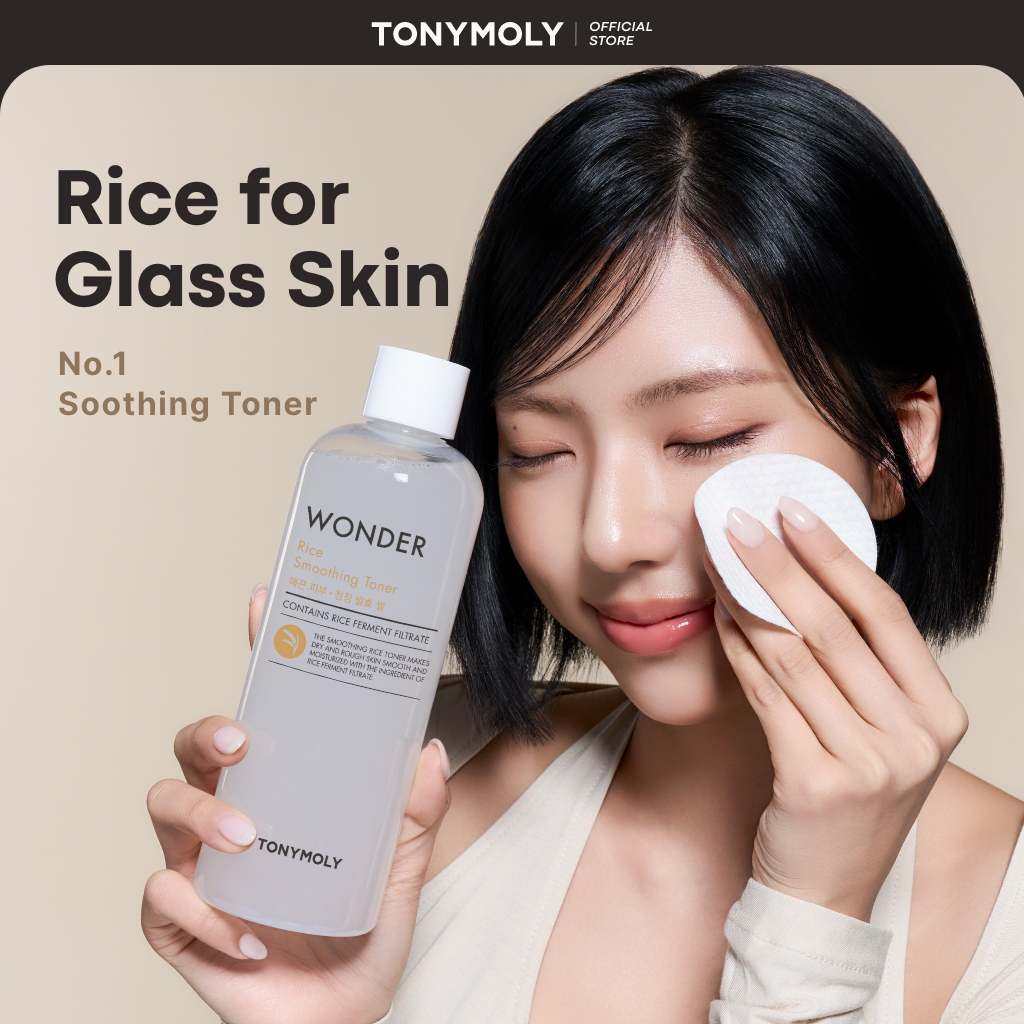 TONYMOLY Wonder Rice Smoothing Toner Toner gạo cấp ẩm da căng bóng