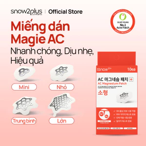 Miếng dán kim Magiê Hỗ trợ giảm mụn trứng cá / Loại bỏ mụn nhanh chóng / Da phục hồi 8 giờ (10 miếng dán)