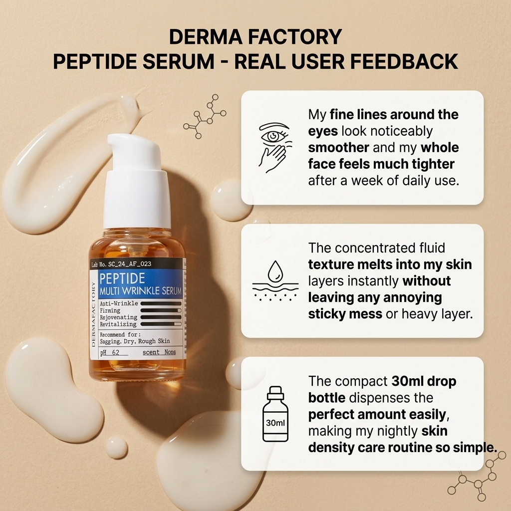 [Derma Factory] Vegan Matrixyl 15% Serum 30ml | Serum đa nếp nhăn Peptide