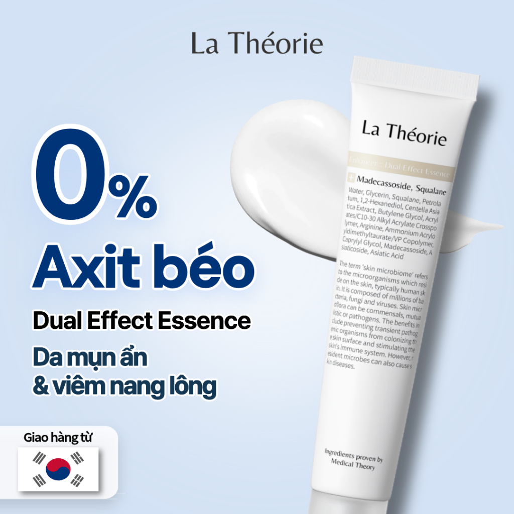 Tinh Chất La Théorie Dual Effect Essence 40ml | Phục Hồi Hàng Rào Da & Mờ Thâm Mụn