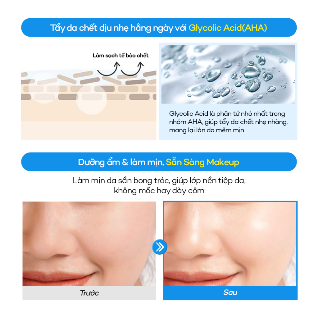 [DEWYTREE] Mặt Nạ Cải Thiện Lớp Trang Điểm Pick & Quick 30 Miếng